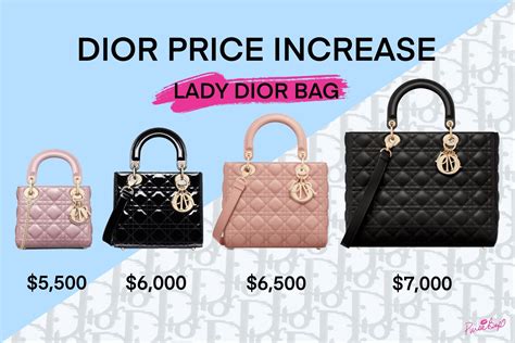 how much does dior cost|christian Dior bag price guide.